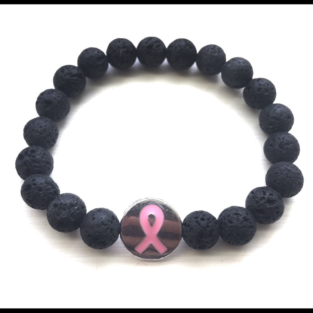 Breast Cancer Awareness Diffuser Bracelet